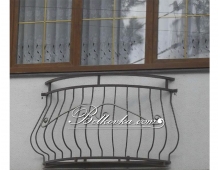 Кованый французский балкон №5020